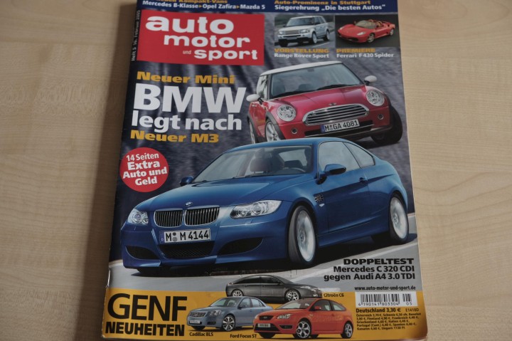 Deckblatt Auto Motor und Sport (05/2005)